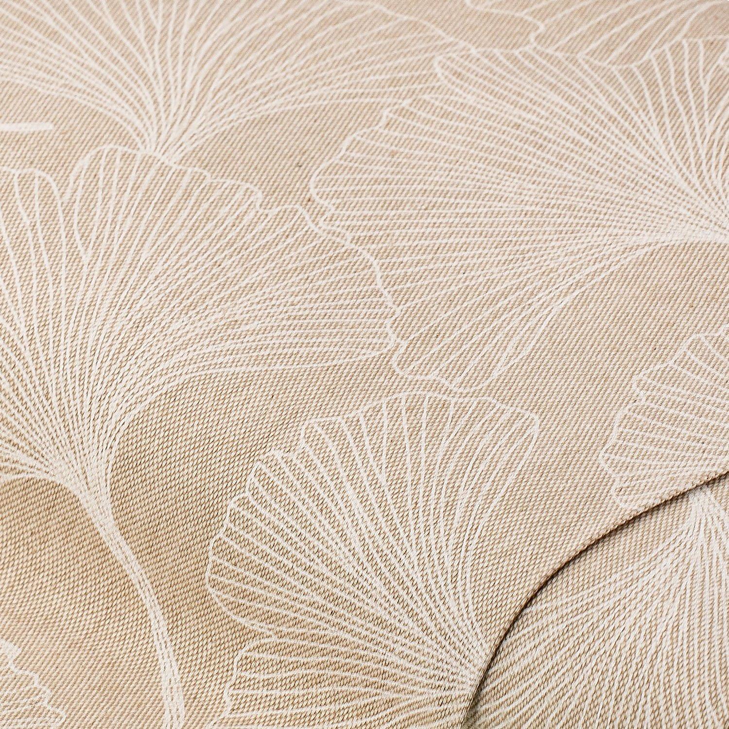 Baumwoll-Canvas "Ginkgo", natur-color