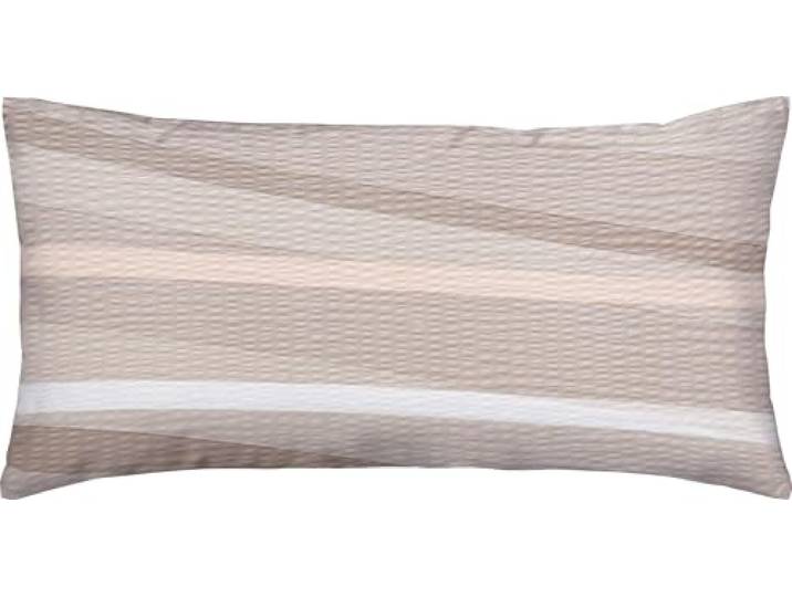 Erwin Müller Kissenbezug Seersucker beige Größe 40x80 cm