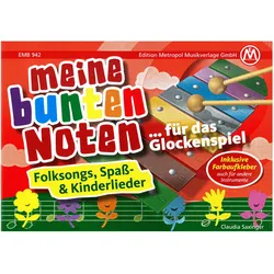 Meine bunten Noten für Glockenspiel