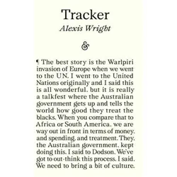 Tracker, Belletristik von Alexis Wright