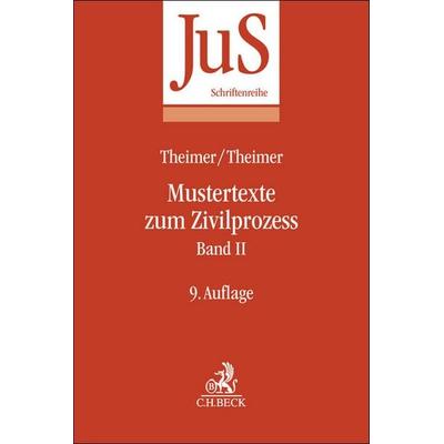 Mustertexte zum Zivilprozess Band II: Besondere Verfahren erster und zweiter Instanz, Relationstechnik, Taschenbuch von Otto Tempel,Clemens