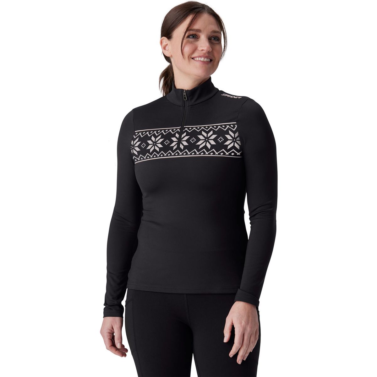 Spyder Vivid 1/2 Zip black (BLK2) L 38B013605-BLK2-L