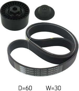 Skf Keilrippenriemensatz Vkma36057 Für Bmw Nissan Renault