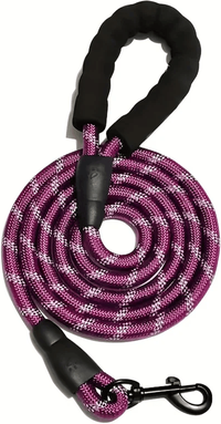 Inspire Essentials Ultimate Comfort Reflective Dog Leash For Strong Dogs 1.5meters purple