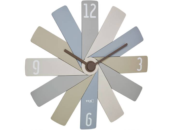 Design-Wanduhr CLOCK IN THE BOX, Masse: Ø 40 cm, bunt