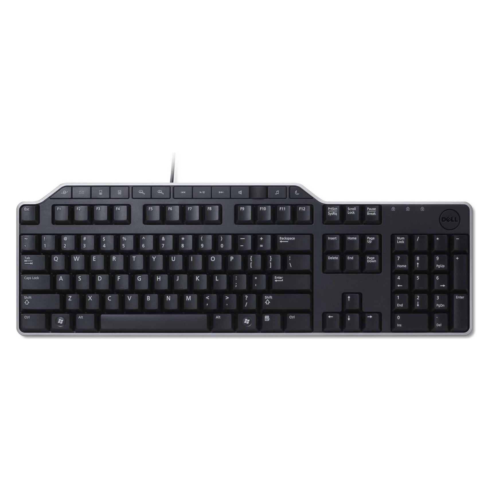 Dell Keyboard : German (QWERTZ) KB-522 Wired Business Multimedia USB Keyboard Black (Kit) KBD KB-522 WIRE (DE, Kabelgebunden) (580-17679)