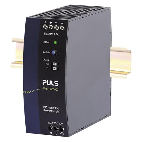 PULS PIANO PSU, 480W, 24Vdc, 20 A (PIC480.241C)