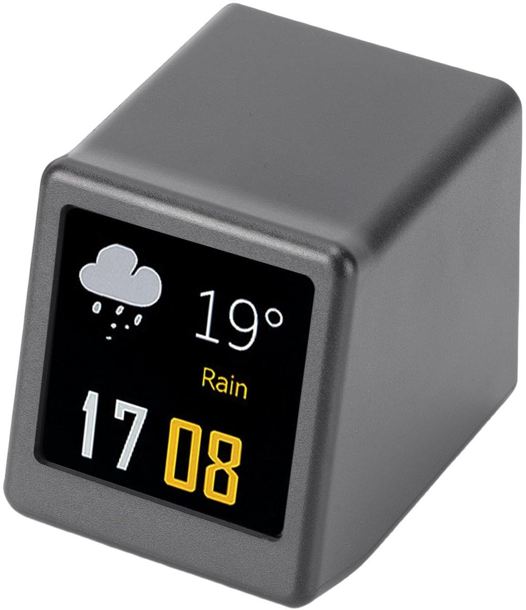 Mini Digitale Klok met LED Weer- en Temperatuurweergave