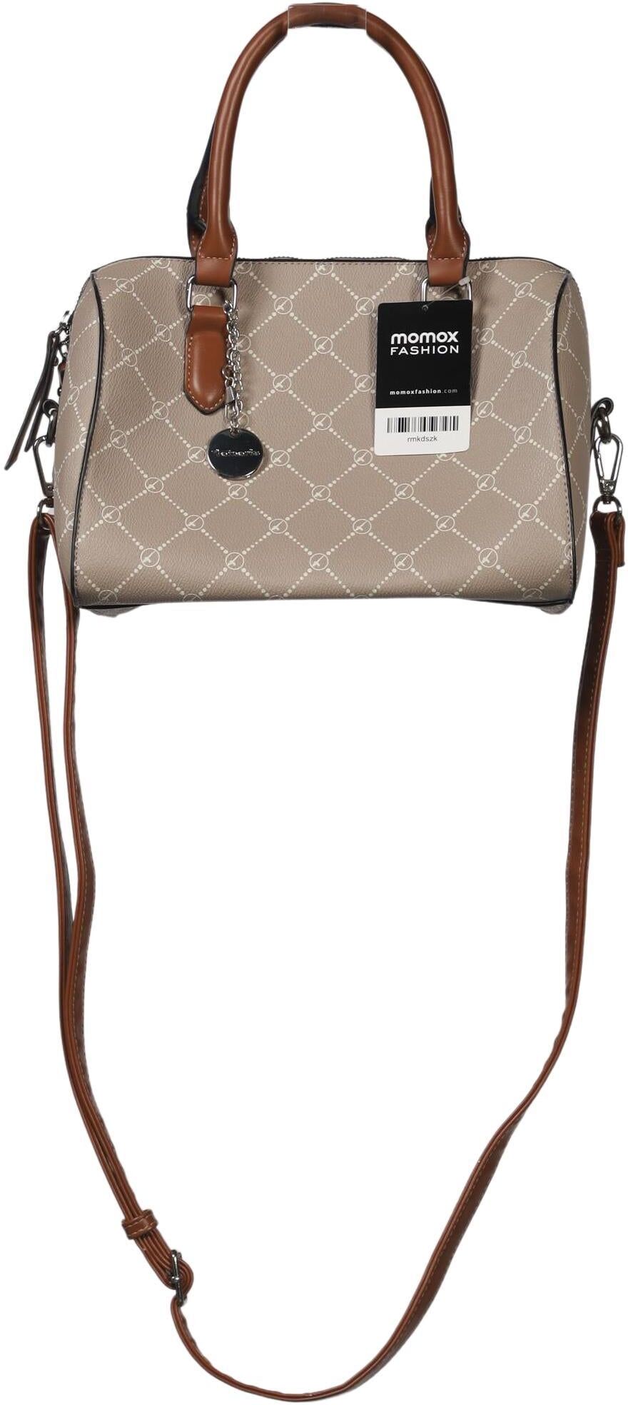 Tamaris Damen Handtasche gross, Beige, Kunstleder - Second Hand