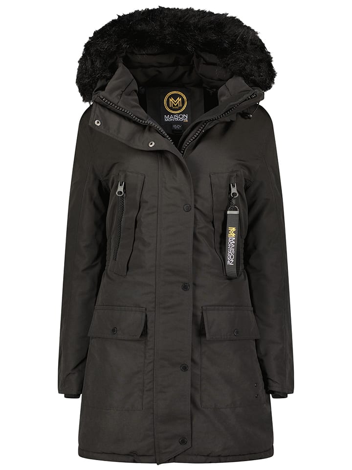 Maison Montaigne Parka "Cormai" in Schwarz - S