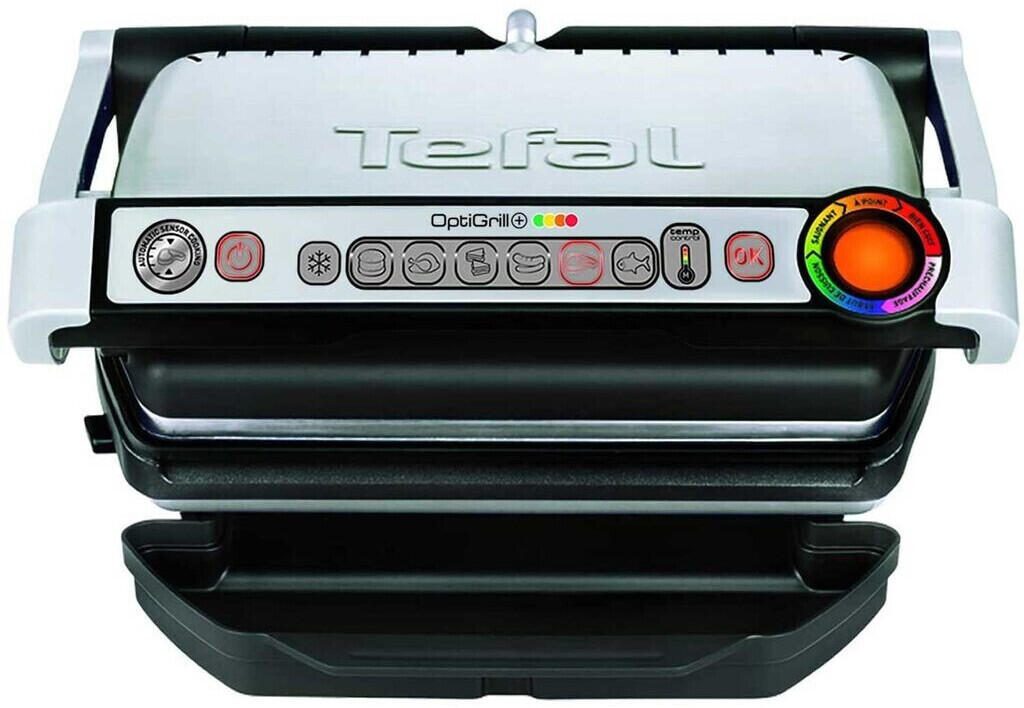 Tefal® Tefal OptiGrill+ inkl. Waffeleinsatz, elektrisch, schwarz/silber GC716D12