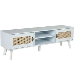 TV-MÖBEL Weiß, Beige PARTON 39/140/45 cm