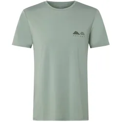 Tchibo - Outdoor-T-Shirt - Herren - Gr. L - mintgrün/print