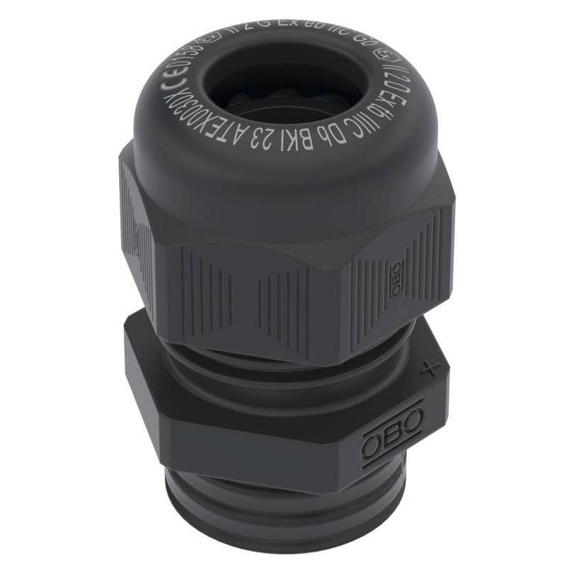 OBO Bettermann Kabelverschraubung EX-Bereich M25, PA, 2050331 (2050331)