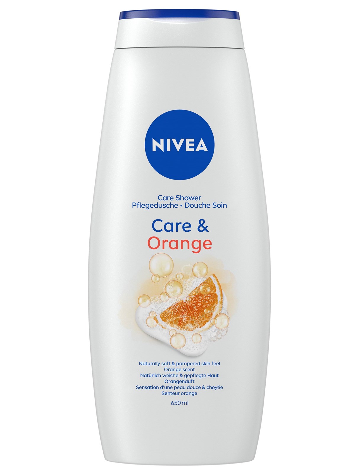 Nivea Care & Orange Shower - 650 ml.