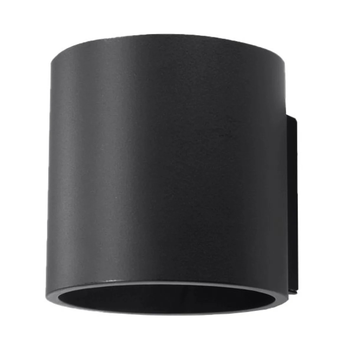 Sollux Wandlamp Orbis zwart rond