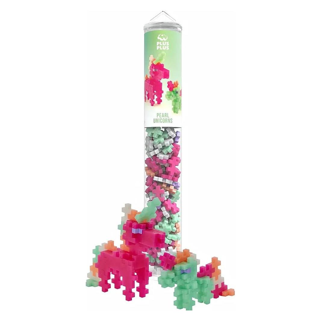 Plus-Plus 100 Kreativ Bausteine Neon Einhorn (4374)