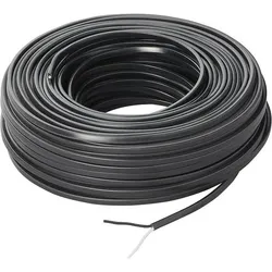 ProPlus Kabel 2x0,75mm2 auf Rolle, Elektronikkabel + Stecker