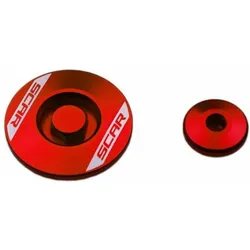 Scar, Motorrad Zubehör, MOTOR-PRÜFSTOPFEN HONDA CRF 250R '18–'25, CRF 250RX '19–'25, CRF 250F '19–'25 ROT