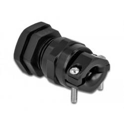 Delock 60353 mit Zugentlastung Metall, Kunststoff Schwarz 1 St.