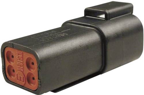 TE Connectivity DT 04-4 P-CE02 Rundstecker Stecker, gerade Gesamtpolzahl: 4 Serie (Rundsteckverbinder): DT