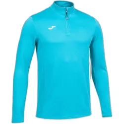 Joma, Herren, Sportshirt, Herren Sweater ohne Kapuze Sport Night (L), Türkis