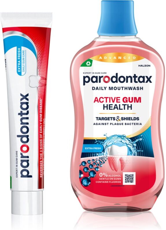 Parodontax Extra Fresh & Active Gum Health ensemble pour les dents