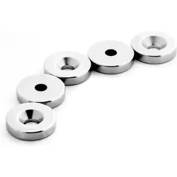 2x Supermagnete, Magnet, Scheibenmagnet (5x)