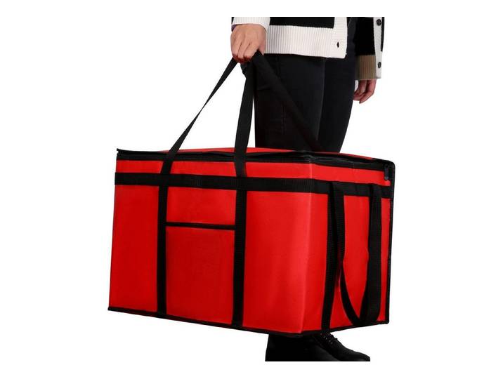 LuxusKollektion Kühltasche Kühltasche Einkauf Lebensmittel Isolierung 57 cm x35.5cm x 38 cm Rot 2