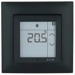Eaton 195247 Raumcontroller Touch Komplett, Tiefschwarz CPAD-00/199