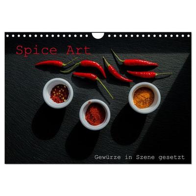 Spice Art - Gewürze in Szene gesetzt (Wandkalender 2026 DIN A4 quer), CALVENDO Monatskalender