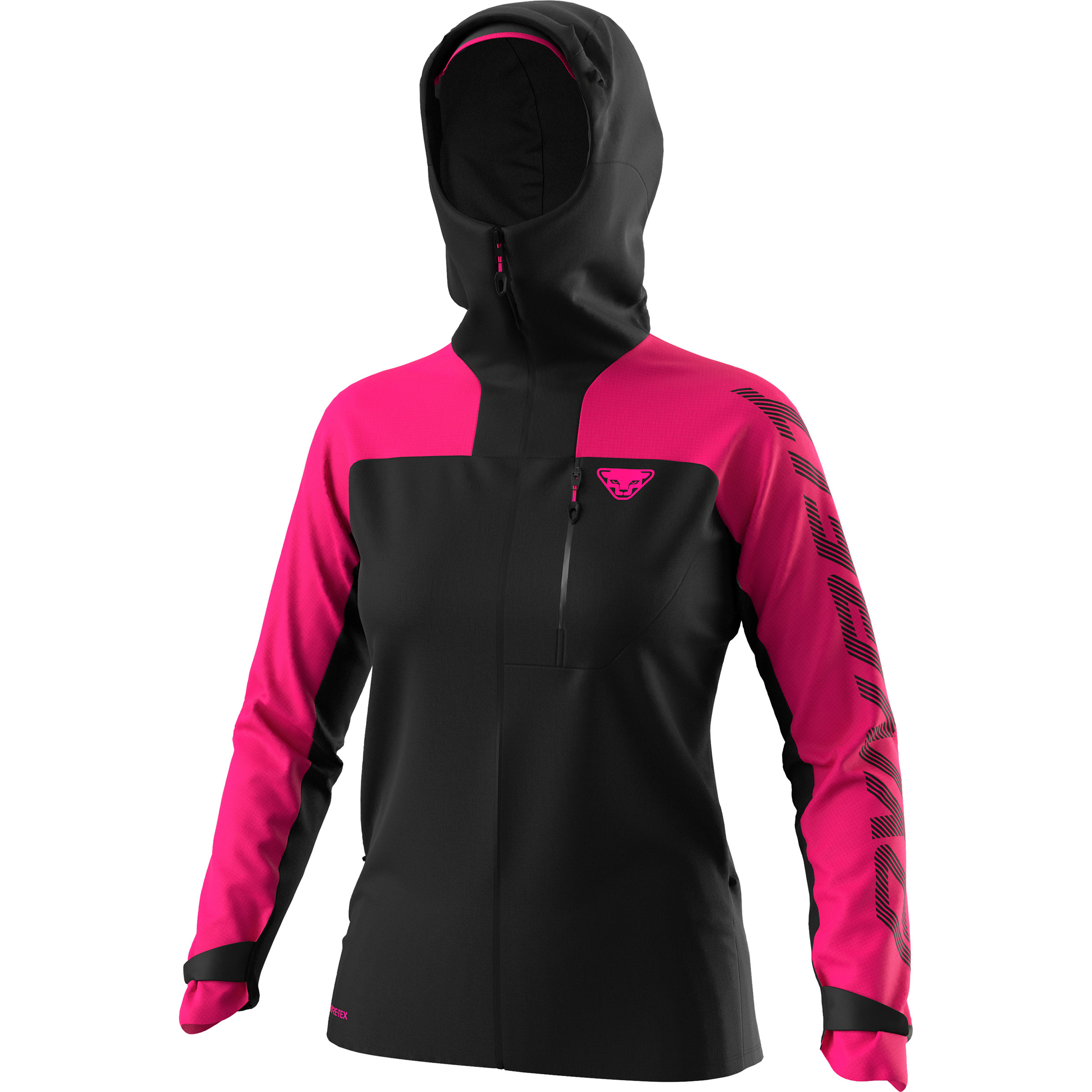 Dynafit Elevation GTX Damen Regenjacke schwarz Größe M Trekking Winddicht Wasserabweisend