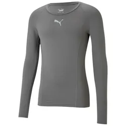 Puma Liga Baselayer Langarm Shirt Herren - grau - S