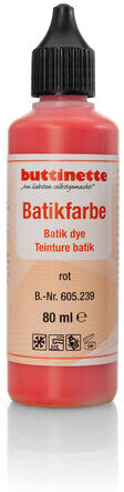 buttinette Batikfarbe in verschiedenen Farbtönen, 80 ml