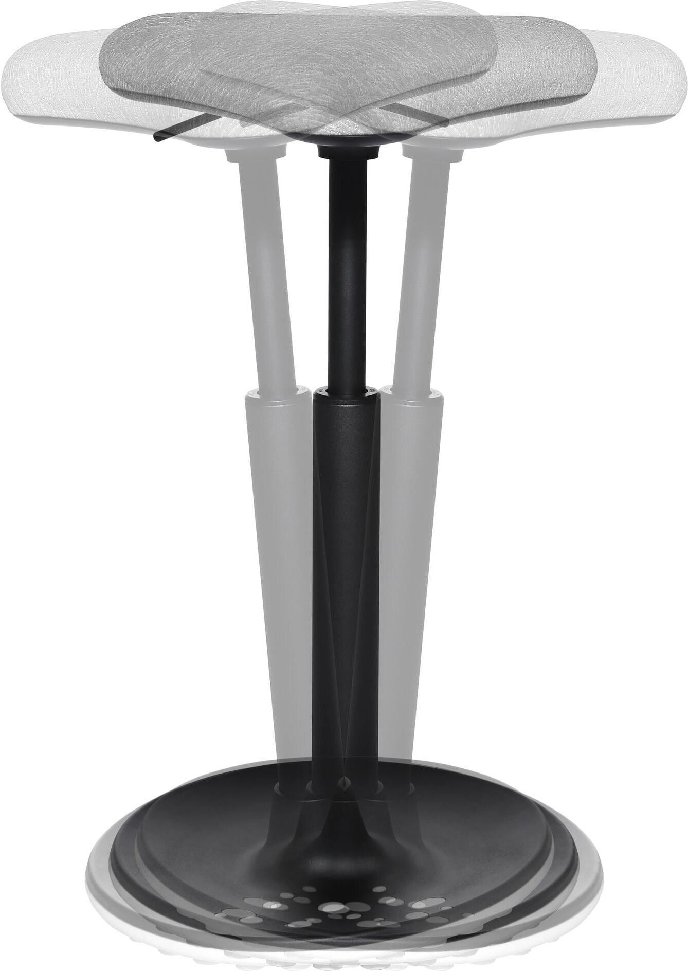 Hocker TOPSTAR "Sitness H1", grau, Hocker, Hocker grau Einheitsgröße