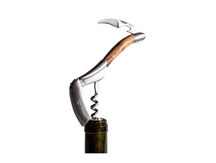 Laguiole en Aubrac Sommelier, Kellnermesser, Wacholder, Edelstahl matt, Original aus Frankreich