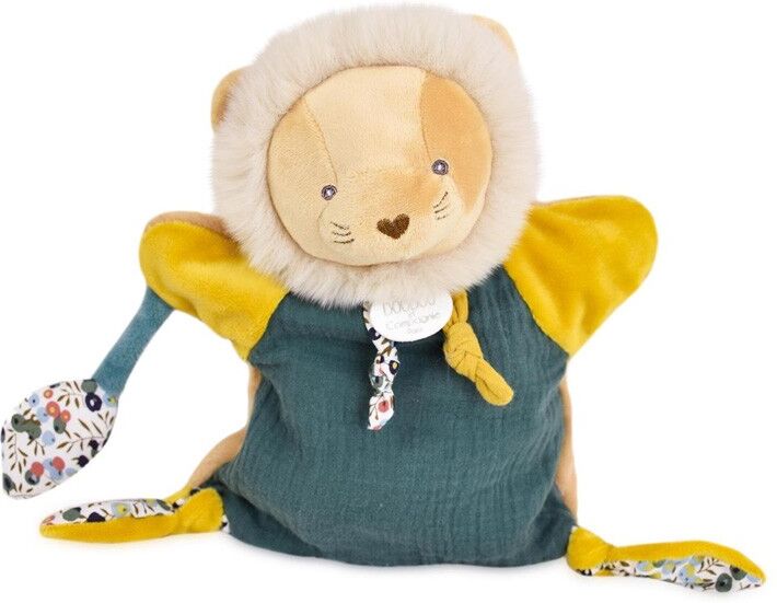 BOH'AIME : Doudou Marionnette Lion 25 cm - Doudou et compagnie