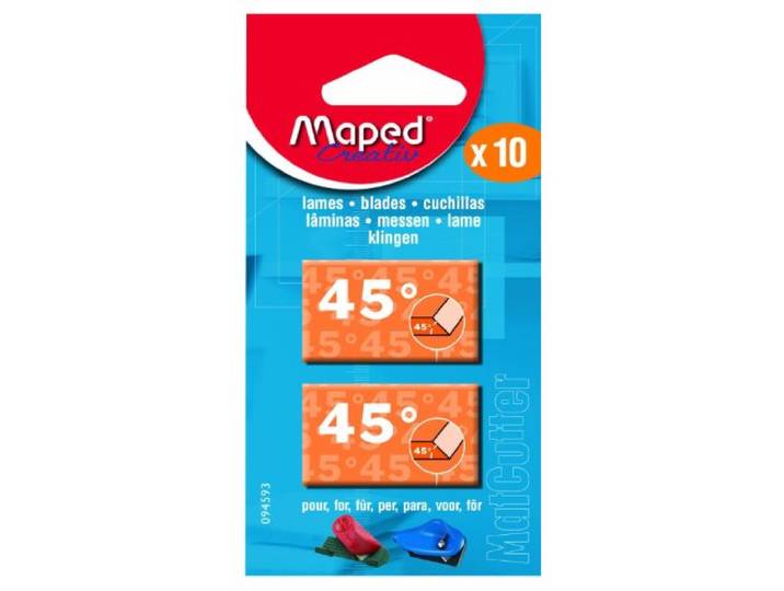Maped M094593 - reservemessen 45 voor Mat Cutter, 2 x 5 messen
