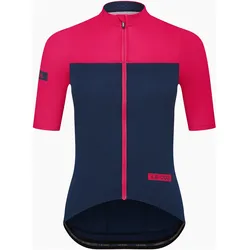 Le Col, Damen, Velotrikot, Sport (L), Pink, Blau, L