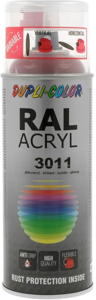 european aerosols DUPLI-COLOR RAL 3011 braunrot glanz, 400 ml