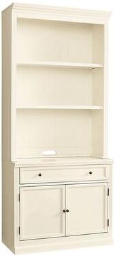 Tuscan Cabinet & Hutch with Shelves - Off White - Ballard Designs