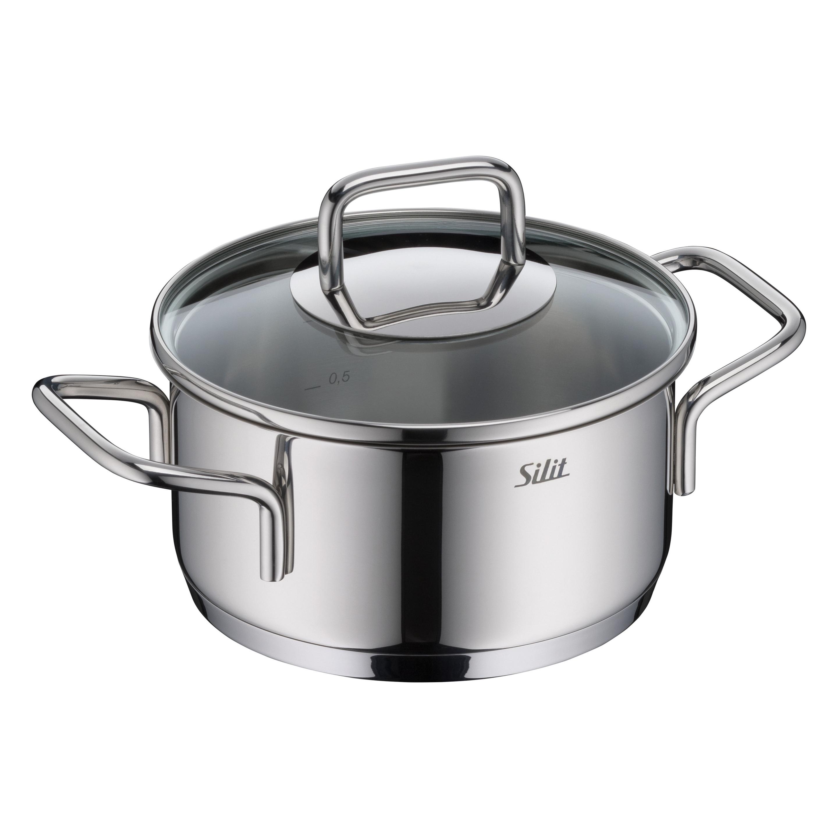 Silit EXTRA COOK Bratentopf 16cm (Bräter + Schmortopf, Kochtopf, Edelstahl) (2101306290)