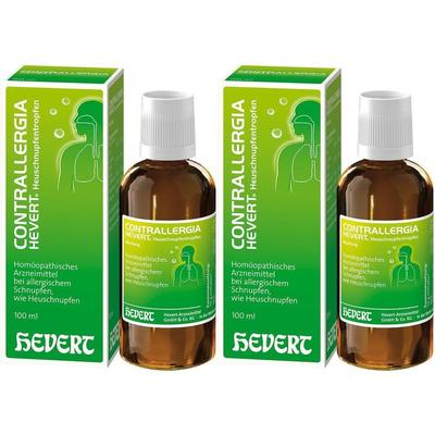 Contrallergia Hevert Heuschnupfentropfen Mischung 2x 2x100 ml
