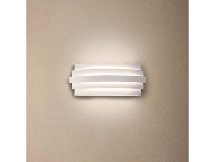 ACB ILUMINACIÓN Wandlampe Luxur, weiß / opal, für Flurbereich, Aluminium, Design, LED Wandleuchte, Wandlampe Innen