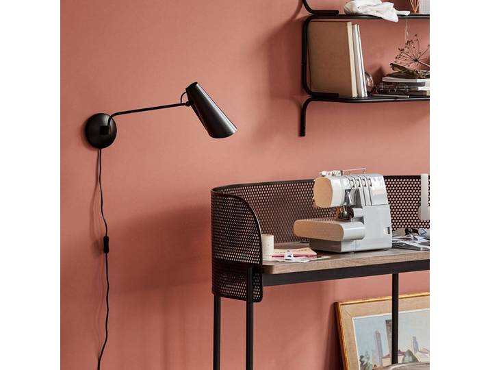 Birdy Wandleuchte Schwarz - Northern - Wohnzimmer - Design - Metall - Einflammig