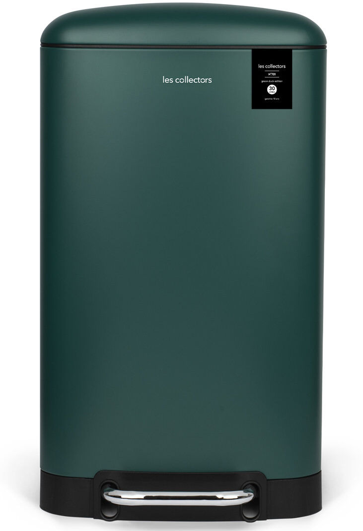 LES COLLECTORS Abfalleimer mit Fußpedal Green 40 L