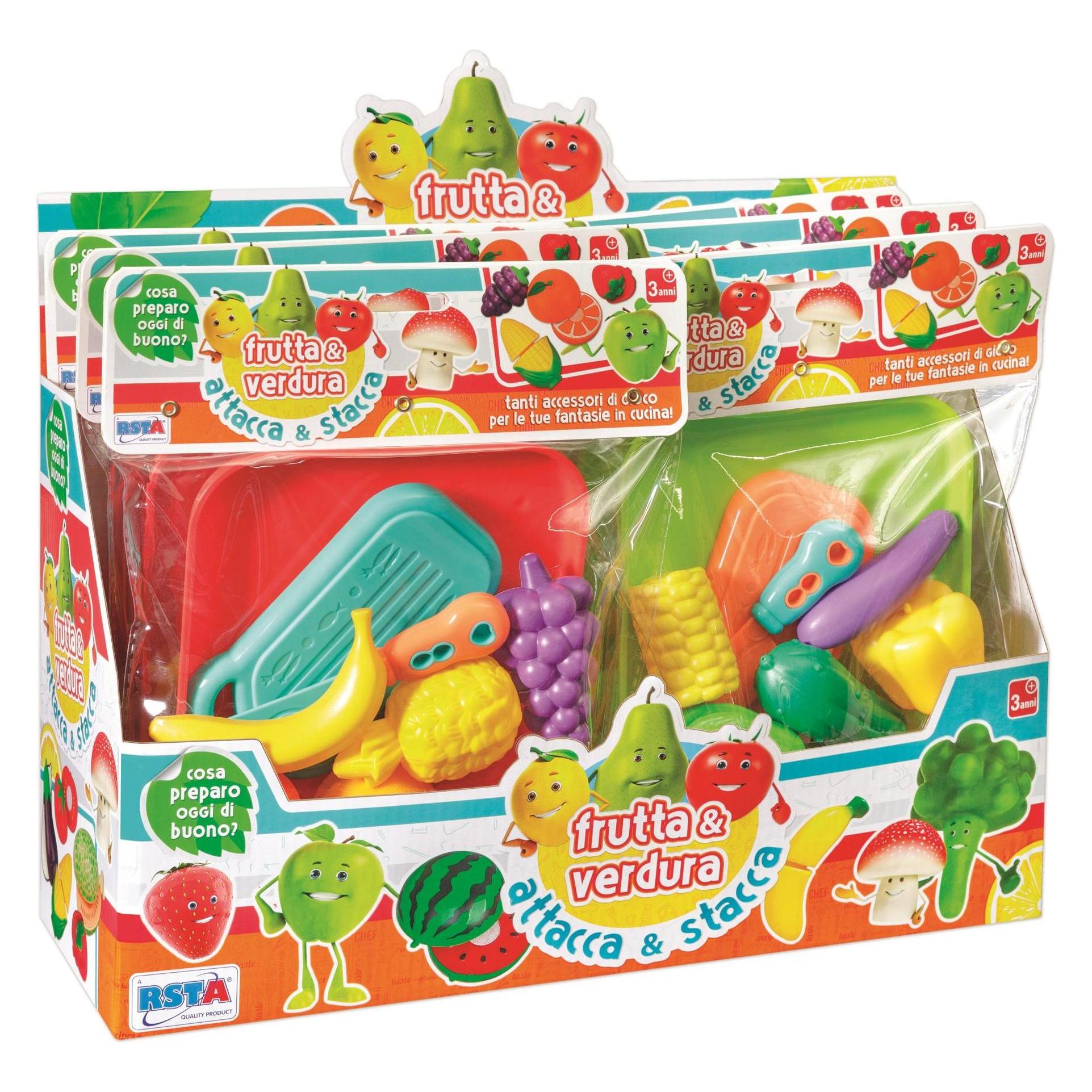 Rs Toys Set Cucina Frutta E Verdura Attacca Stacca (44956093)