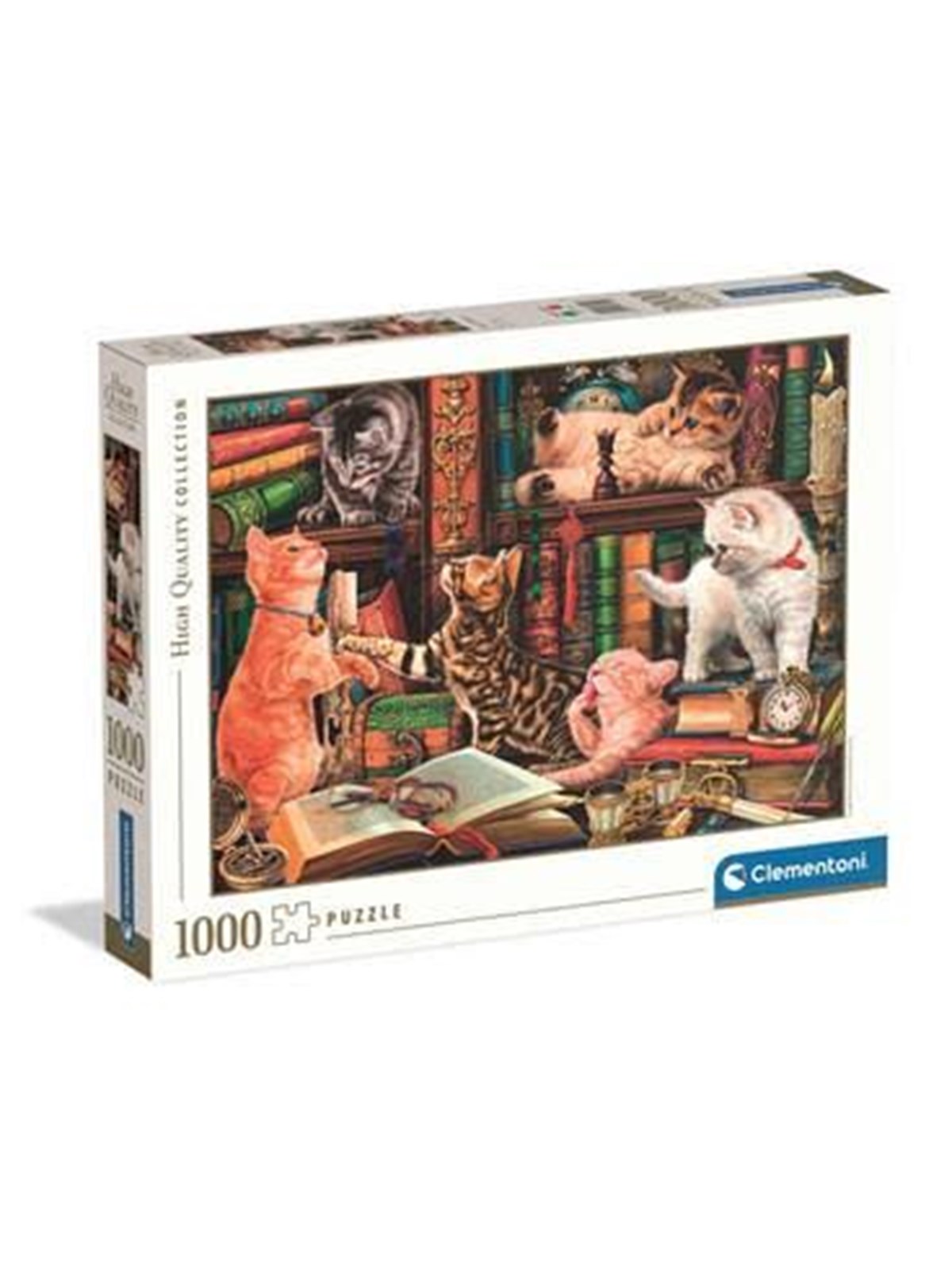 Clementoni Puzzle HQC Curious Whiskers 2026, 1000 Teile 2D Puzzles