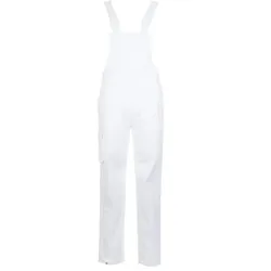 Damen Latzhose "FOOD" weiß - 52 - Weiß