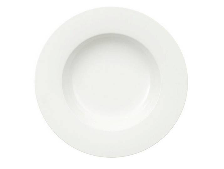 Villeroy & Boch Pastateller, Weiss, Keramik, Uni, rund, Geschirr, Teller, Pastateller